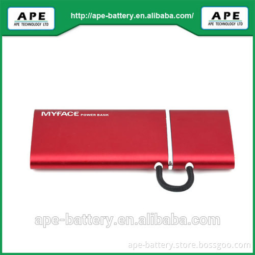 3 ports rechargeable external portable batteries for smartphone